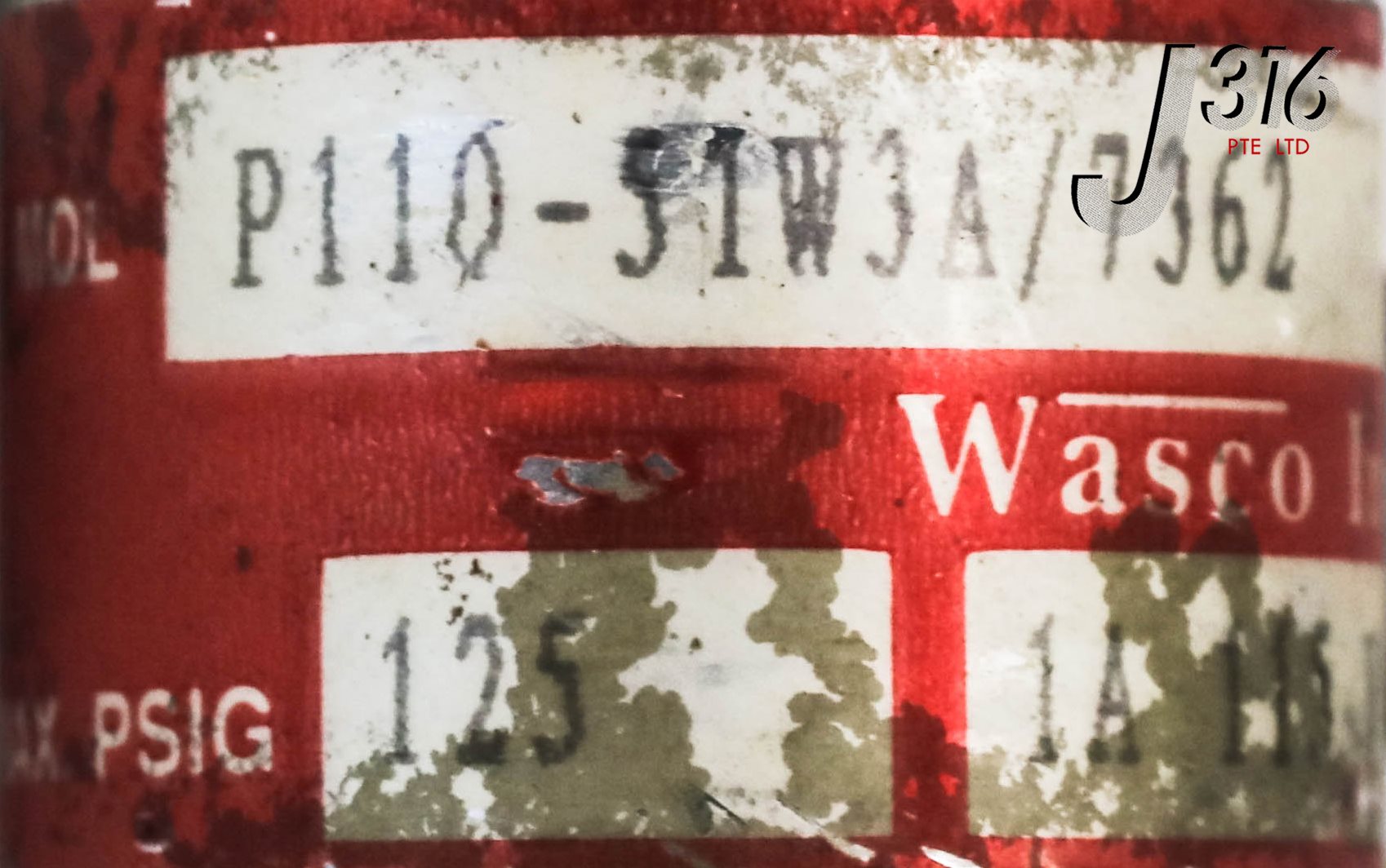 ボタン 14910 WASCO VACUUM SWITCH, 70TORR 1A, 115 VAC 125PSIG P110-51W3A